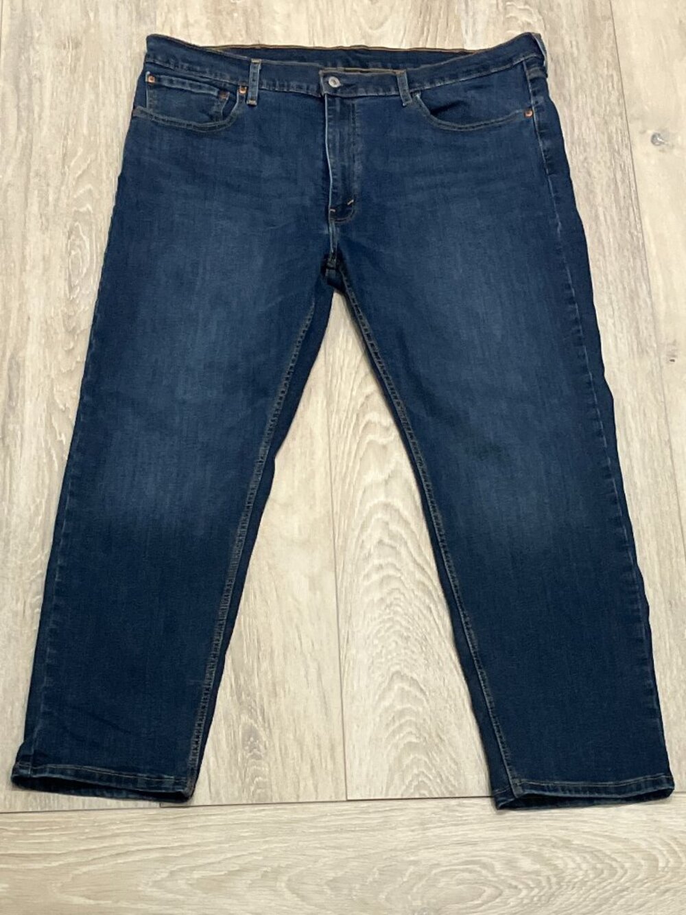 Levi's 502 Men's Jeans 40x30 Taper Fit Dark Wash Blue Denim